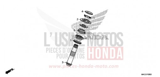 SHAFT ROD GL1800DAK de 2019